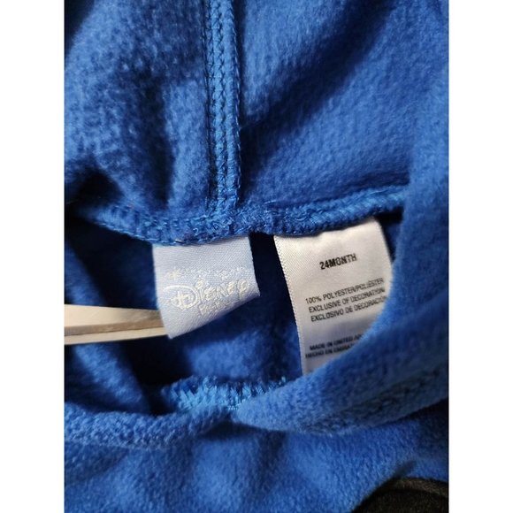 Mickey Mouse Disney Blue Hooded Jacket Baby Boys 24 Month - Picture 3 of 3